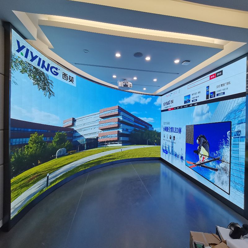 西英助力遼寧東北大學(xué)全彩LED屏P2 40平米展示項(xiàng)目