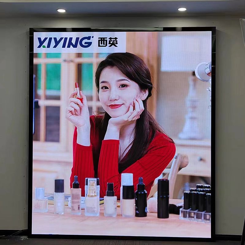 西英助力浙江杭州某直播間P1.86全彩屏展示項目