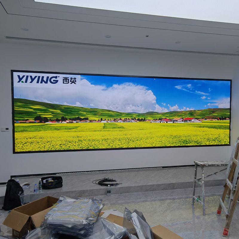 西英助力廣州某單位P1.86 6.08x1.92m 共兩套led屏項目