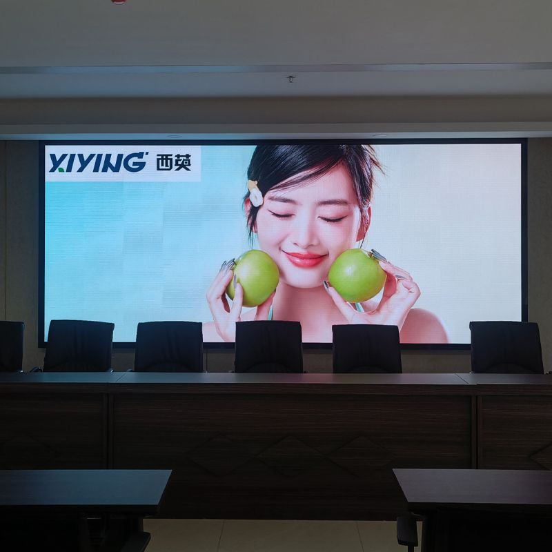 西英助力中山某單位P1.2全彩LED顯示屏項目