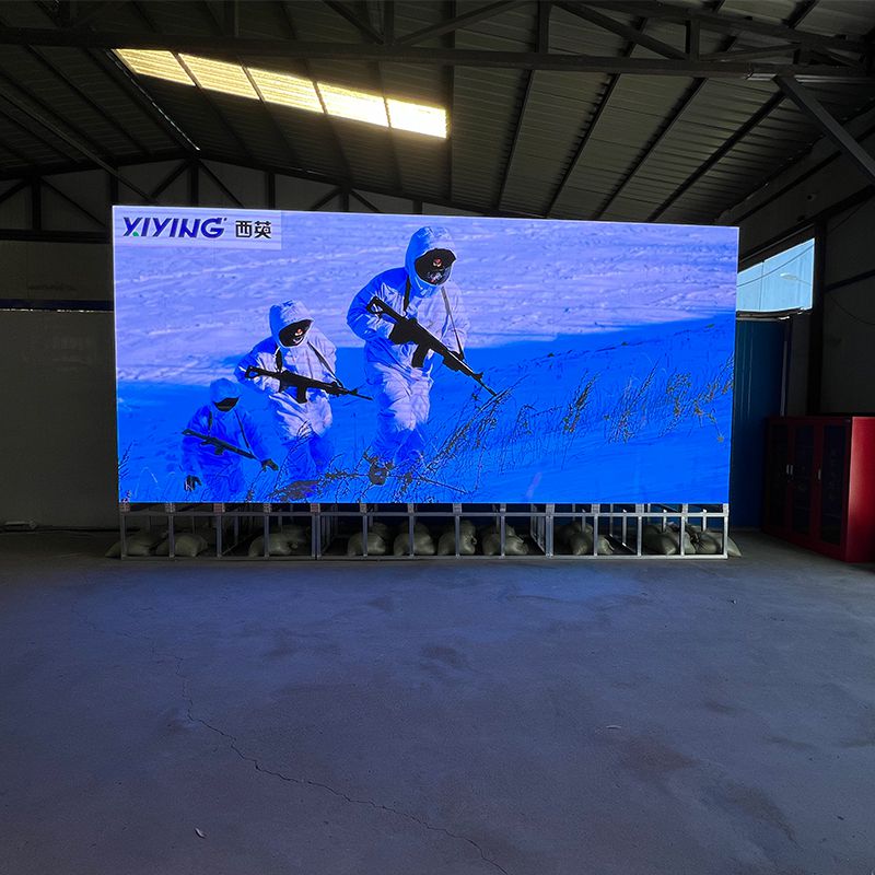 西英助力拉薩某部隊P2.97展示大屏項目